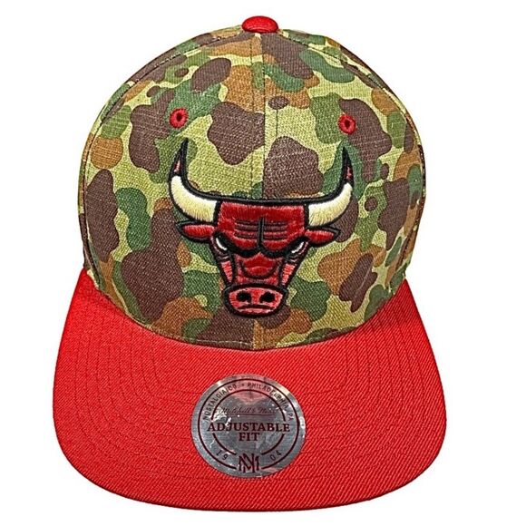 NBA Chicago Bulls 2015 Guys Mitchell & Ness Cap Rare Pre-Owned - Picture 4 of 6